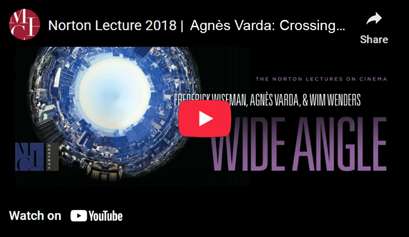 Norton Lectures Agnès Varda YouTube Thumbnail