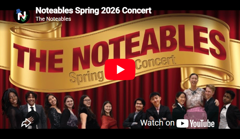 Noteables Spring Show YouTube Thumbnail