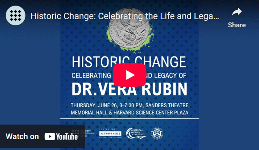 Historic Change Dr. Vera Rubin YouTube Thumbnail
