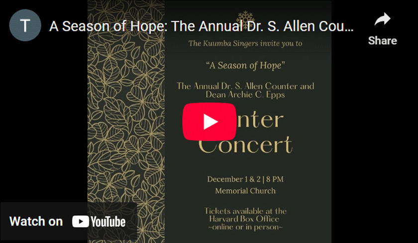 Kuumba Singers Concert YouTube Thumbnail