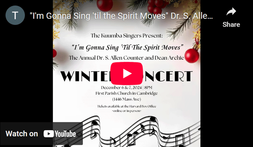 Kuumba Singers of Harvard College YouTube Thumbnail