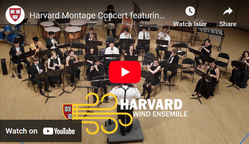 Harvard Bands Montage Concert YouTube Thumbnail